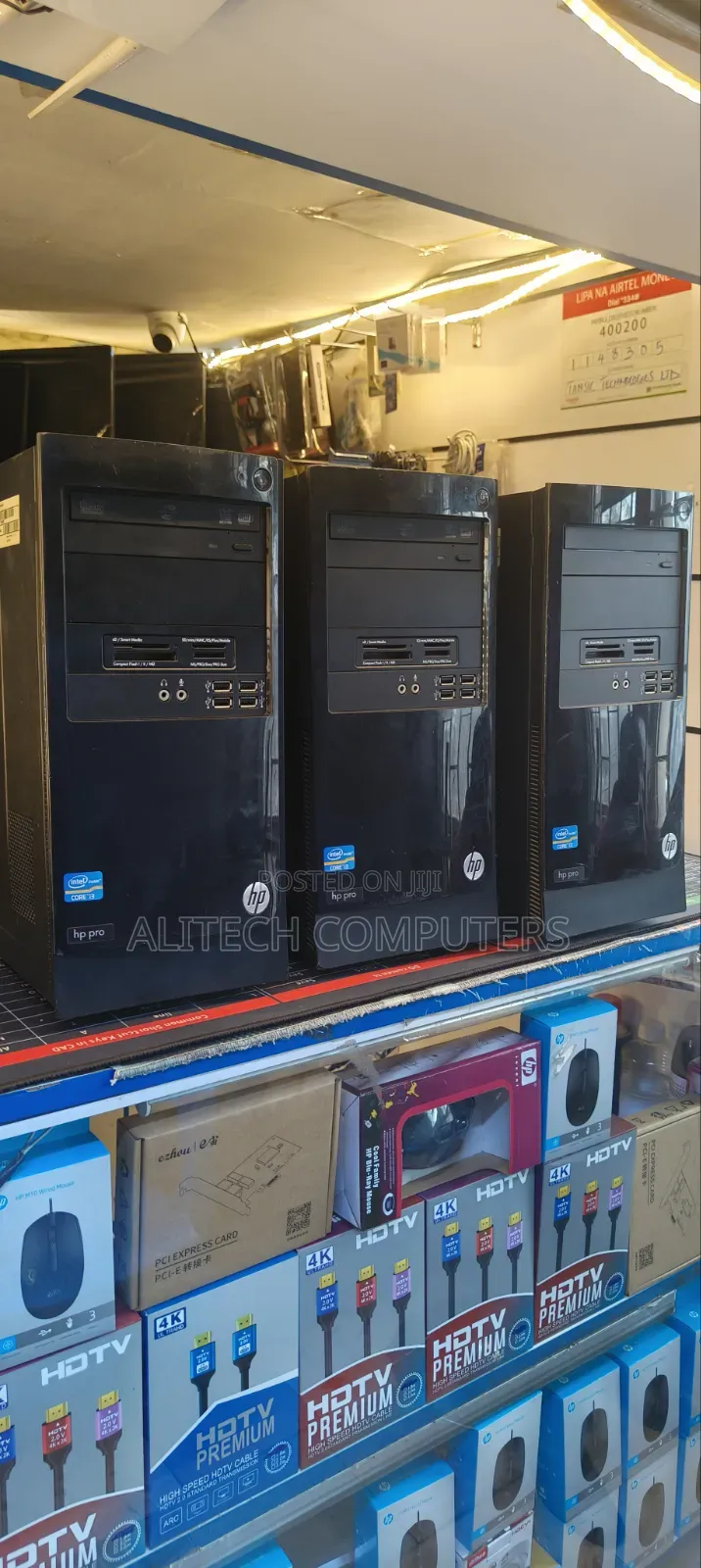 Desktop Computer HP ProOne 400 4GB Intel Core i3 HDD 500GB