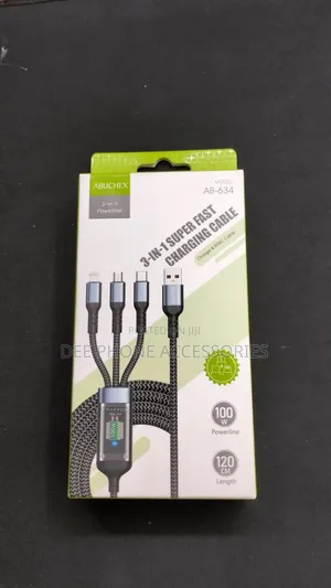 3 in 1 Super Fast Charging Cable