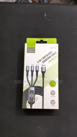 3 in 1 Super Fast Charging Cable