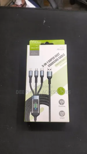 3 in 1 Super Fast Charging Cable