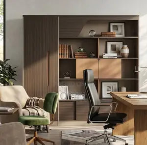 Executive Office Wall Unit – Modern Storage for CEOs and Managers