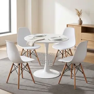 Dining Set; 4 Seater Eames Dining Set