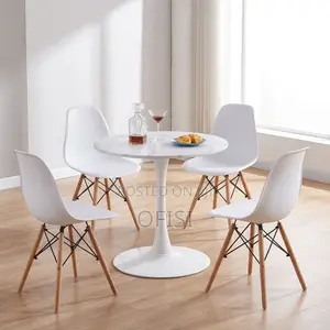 Dining Set; 4 Seater Eames Dining Set