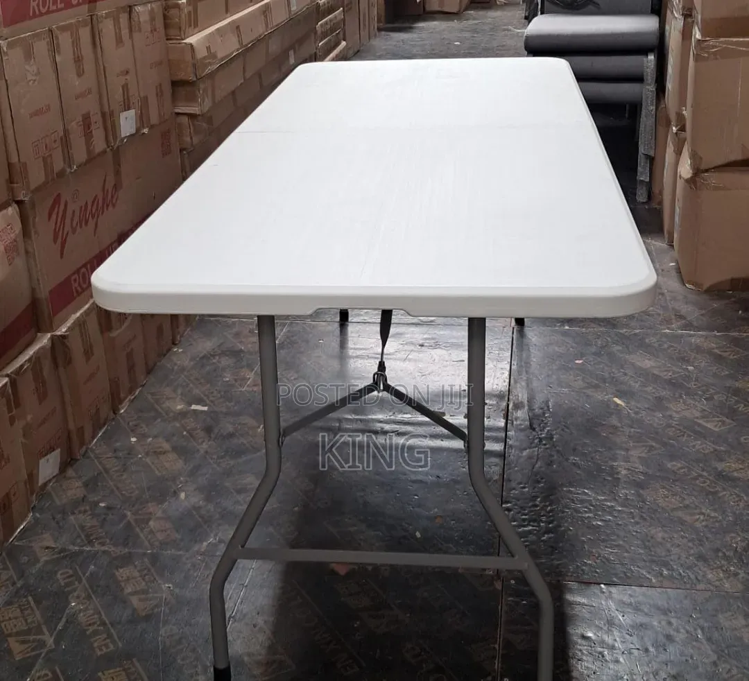 Plastic Metallic Folding Table Executive Foldable