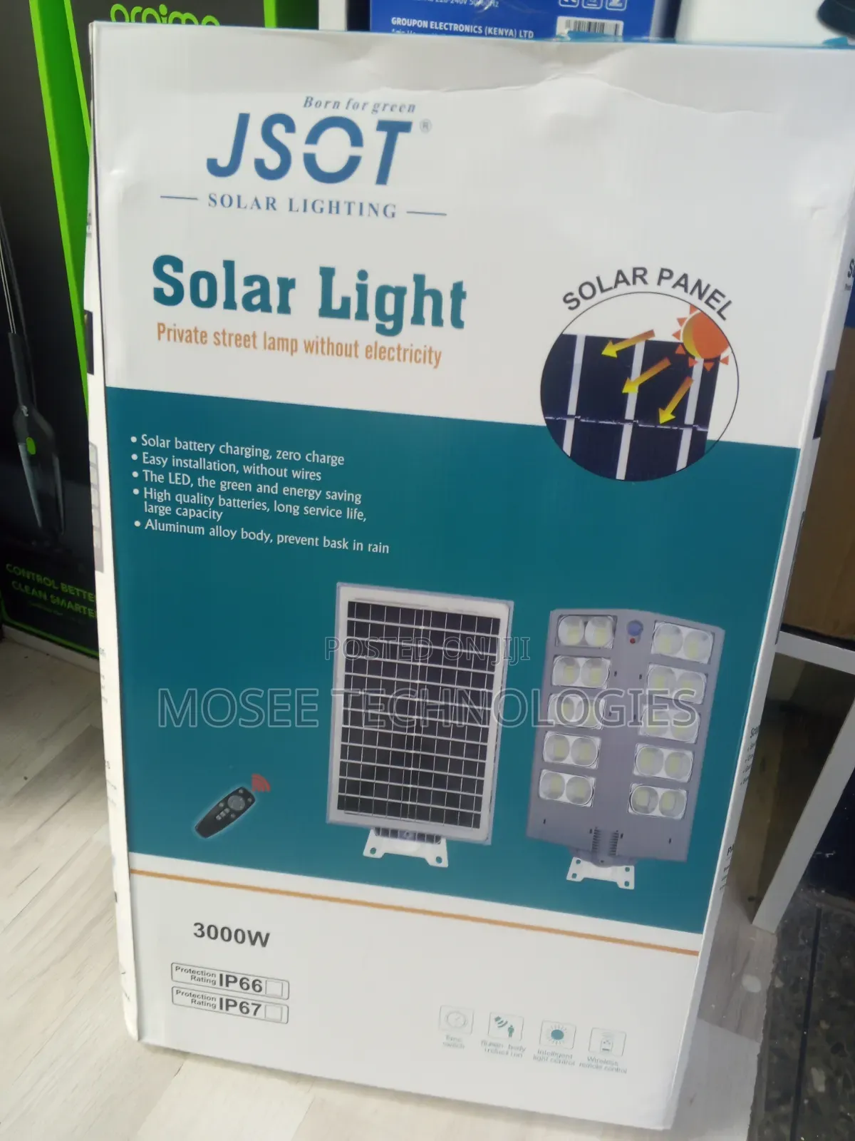 JSOT Solar Security Street Light