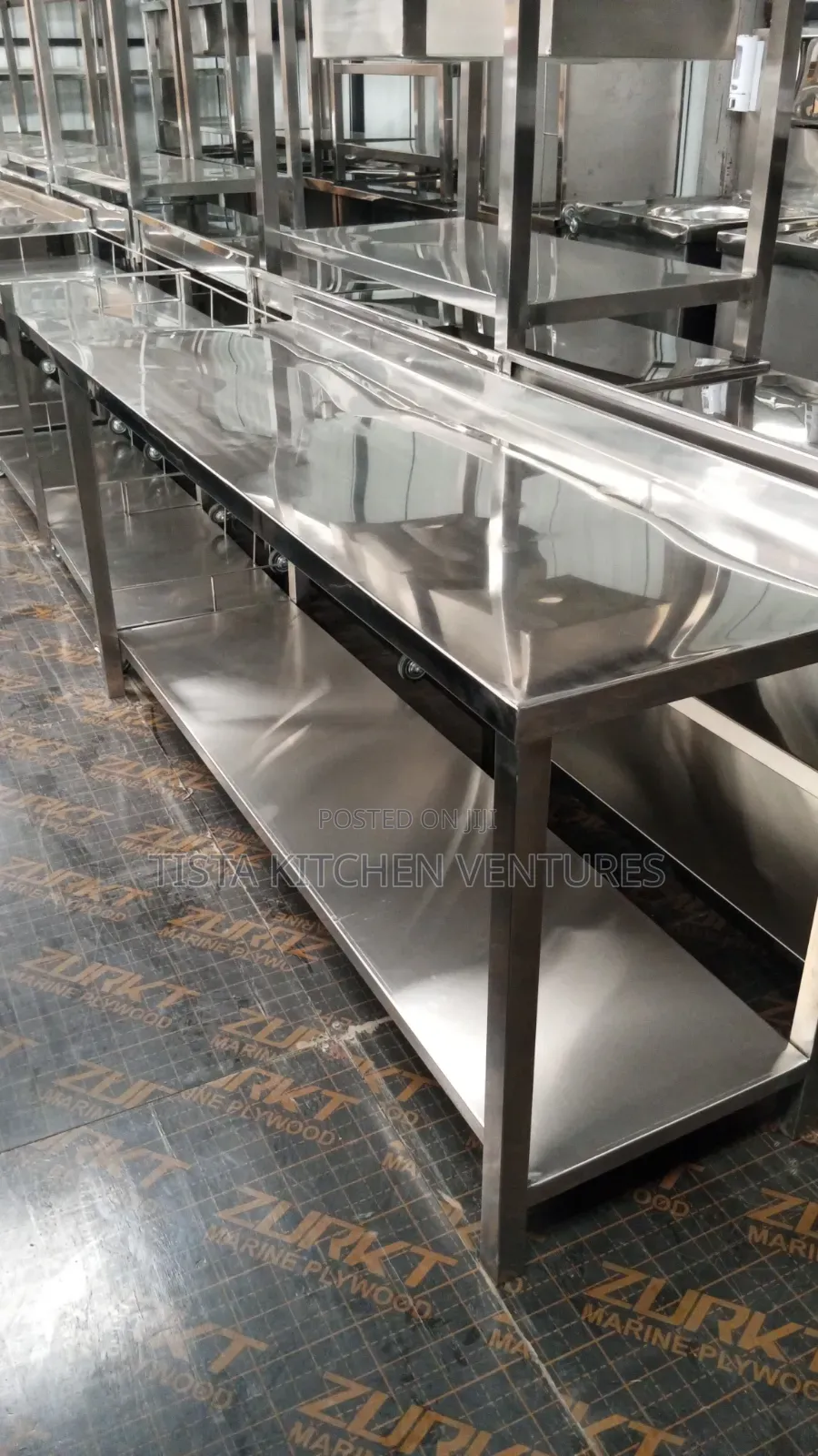 6 Feets Stainless Steel Table