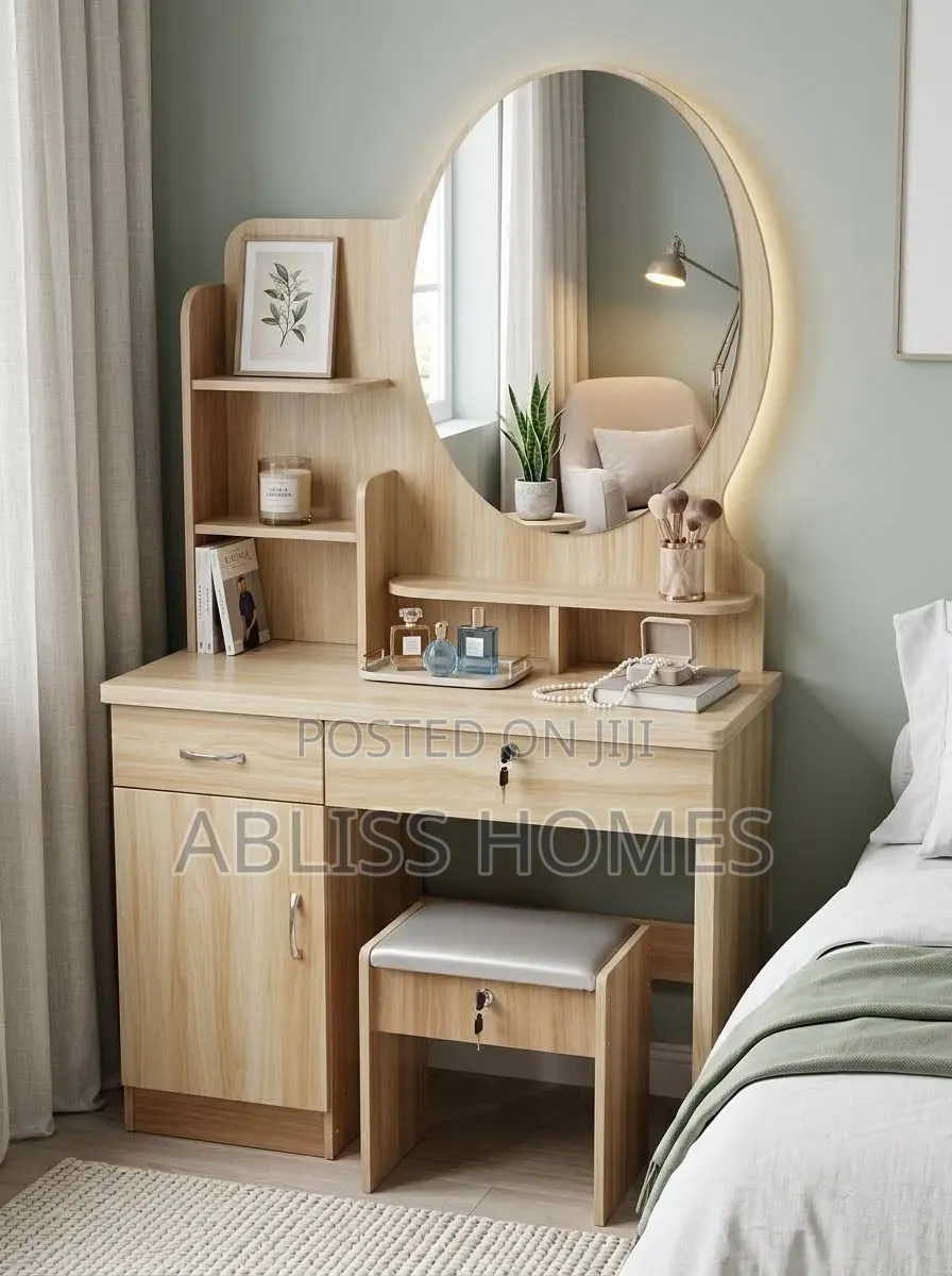 Modern Wooden Vanity Dressing Mirrors