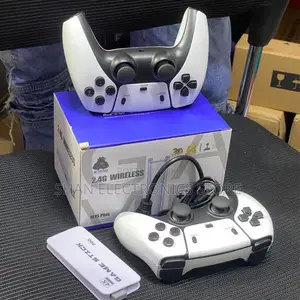Portable 4K TV Game Stick With Dual Wireless Game Controllers