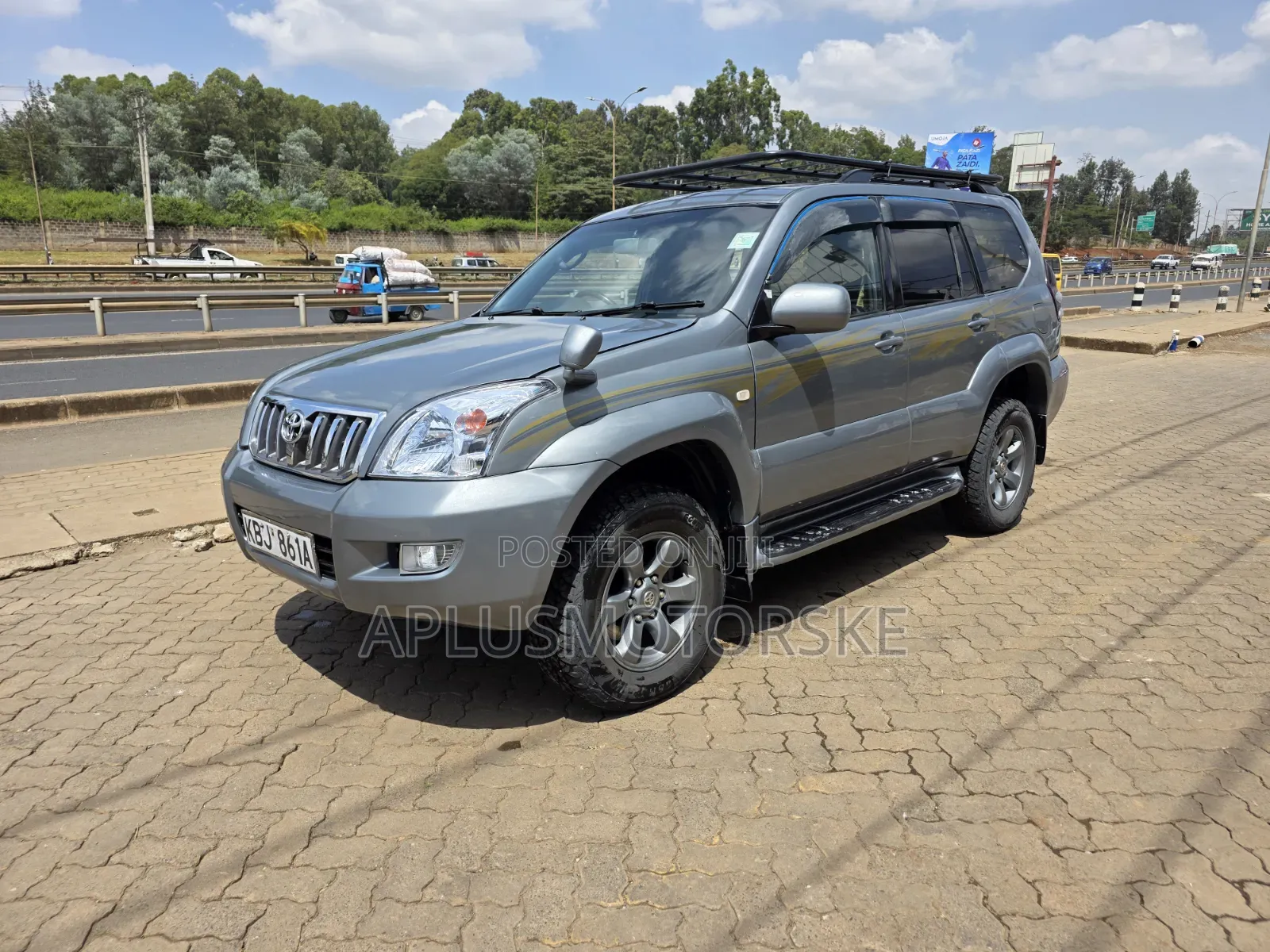Toyota Land Cruiser Prado 2003 Gray
