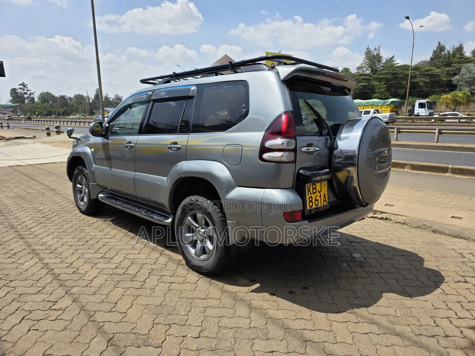 Toyota Land Cruiser Prado 2003 Gray