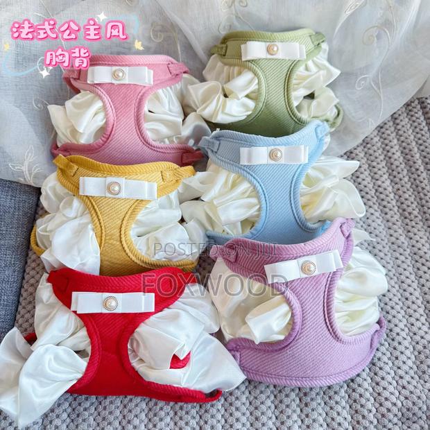 Pet Vest Harnesses and Matching Leashes - main view