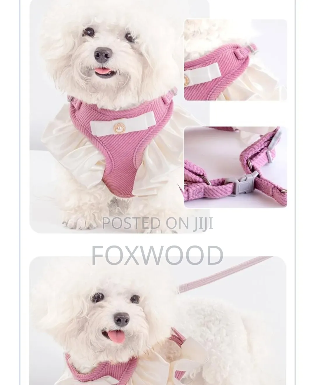 Pet Vest Harnesses and Matching Leashes