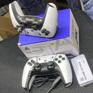 4K Retro Arcade Console With Dual Wireless Gaming Controllers