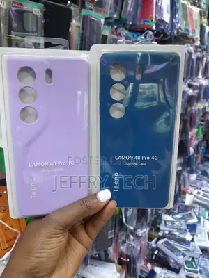 Soft Silicone Phone Cases for the Tecno Camon 40 Pro 4G Light Purple