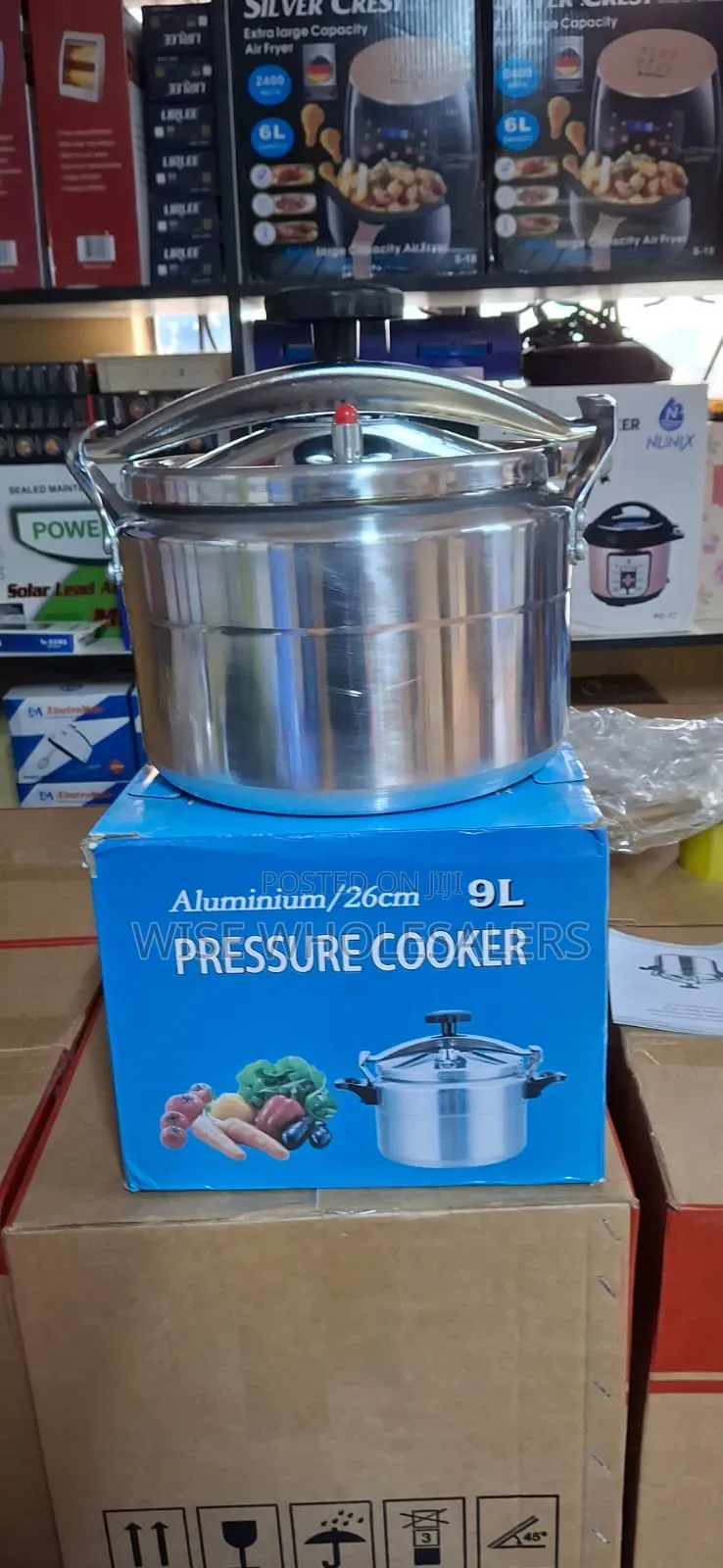 Aluminium 9-Litre Manual Pressure Cooker