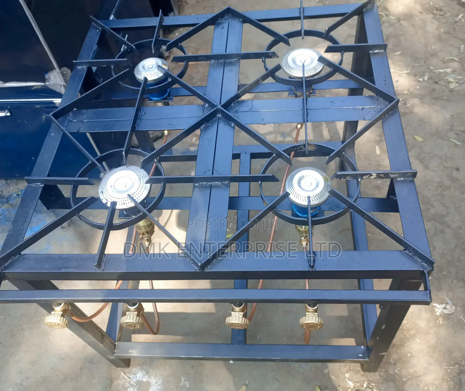 4 Burner Square Mild Steel