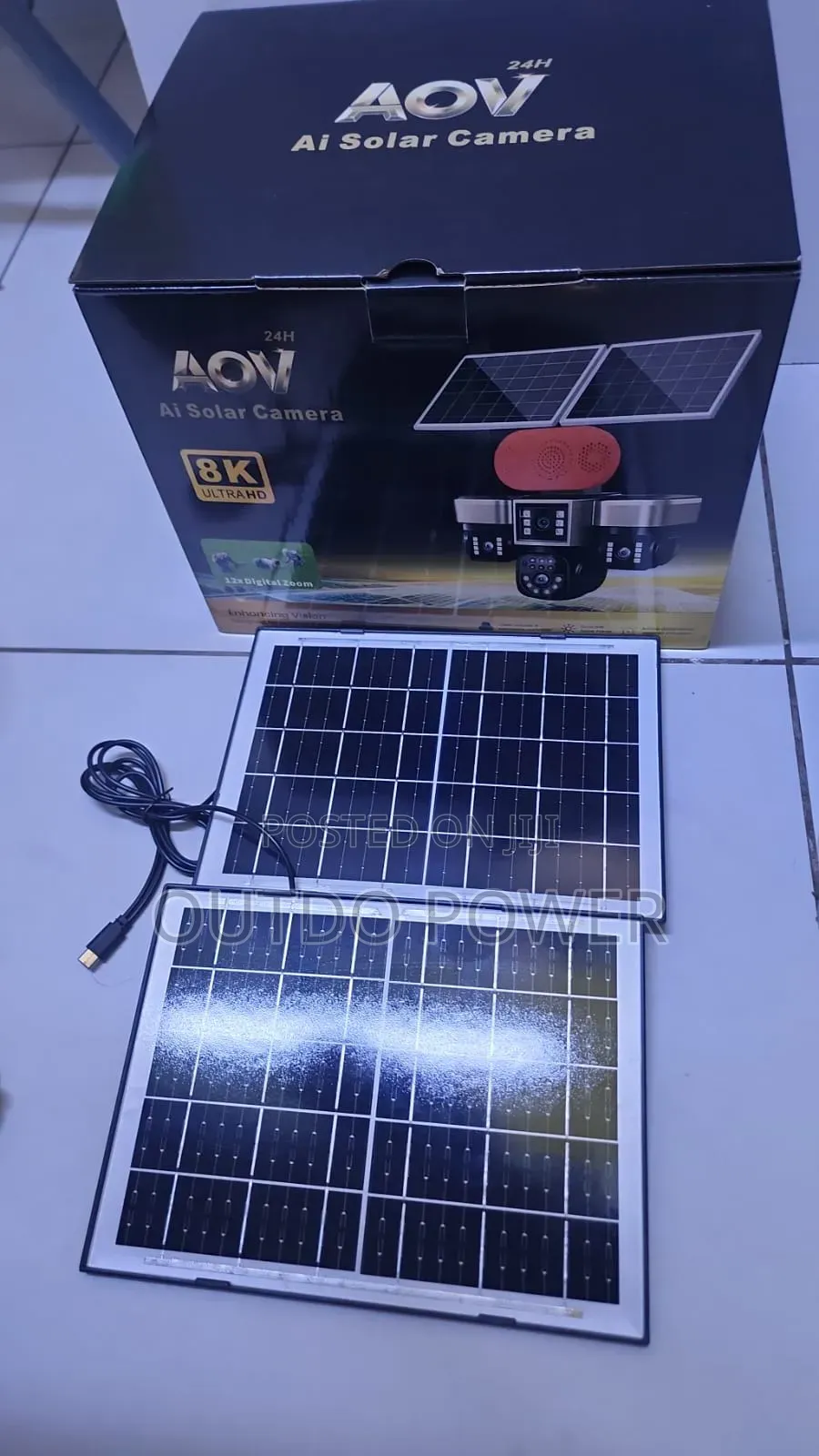 Solguard 4 Lens Solar CCTV Camera