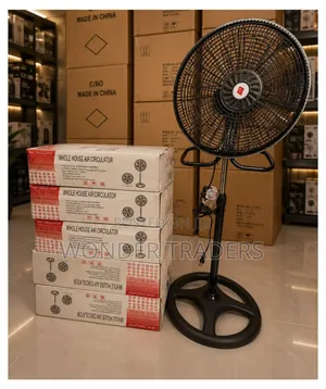 *Starworth 18” Stand Fan Round Base*
*2 in 1 Adjustable Desk Fan*
