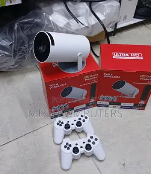 Hy300 Portable Projector With Video Game Console