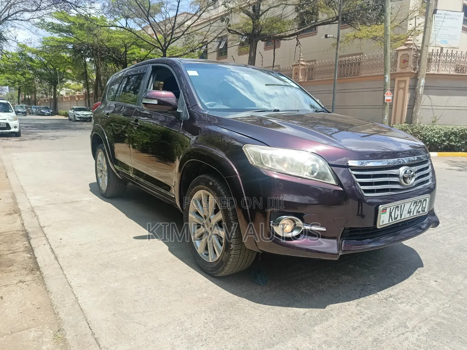 Toyota Vanguard 2012 Burgundy