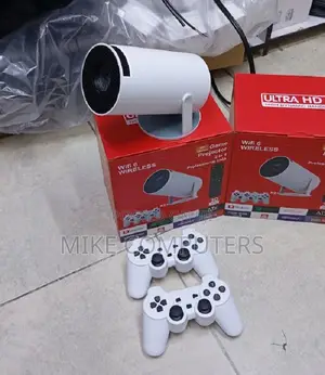 Hy300 Portable Projector With Video Game Console