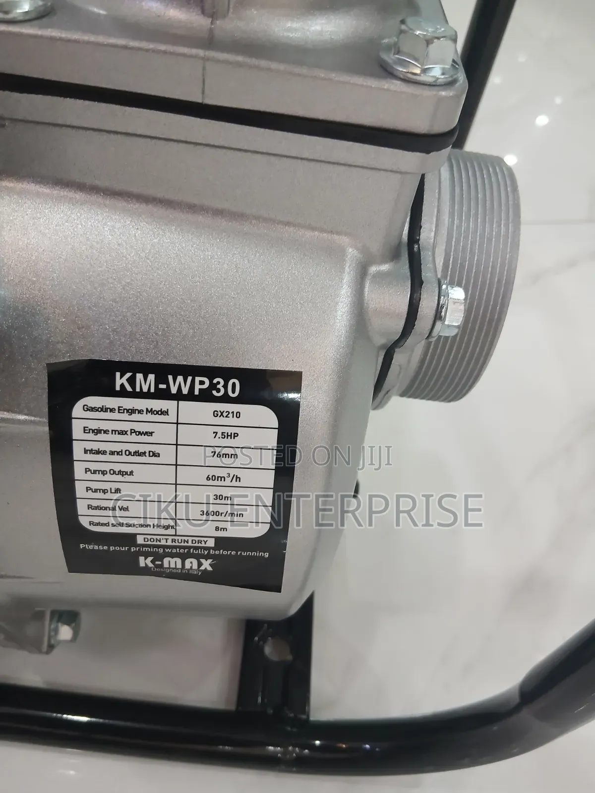 K-Max KM-WP30 3-Inch Petrol Water Pump 7.5hp