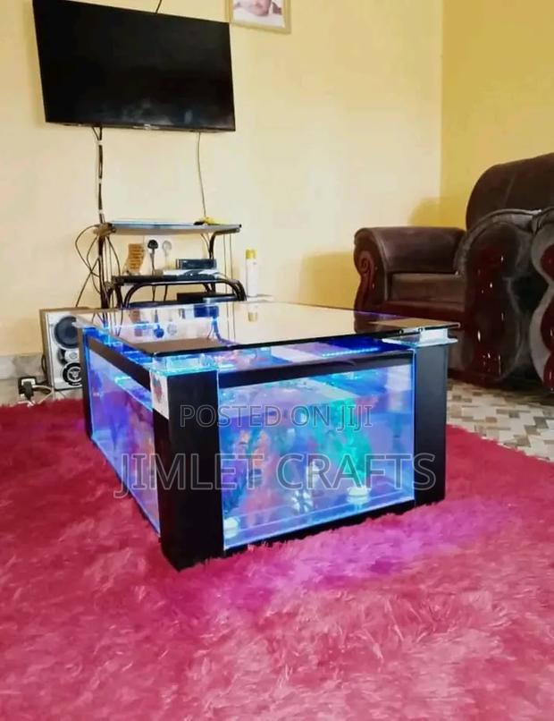 Black Coffee Table Aquarium - thumbnail 2