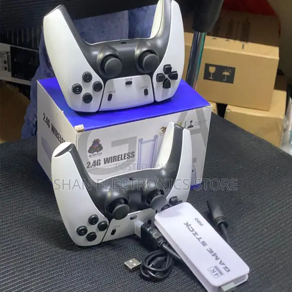 Portable HDMI Retro Gaming System With Two Wireless Controllers