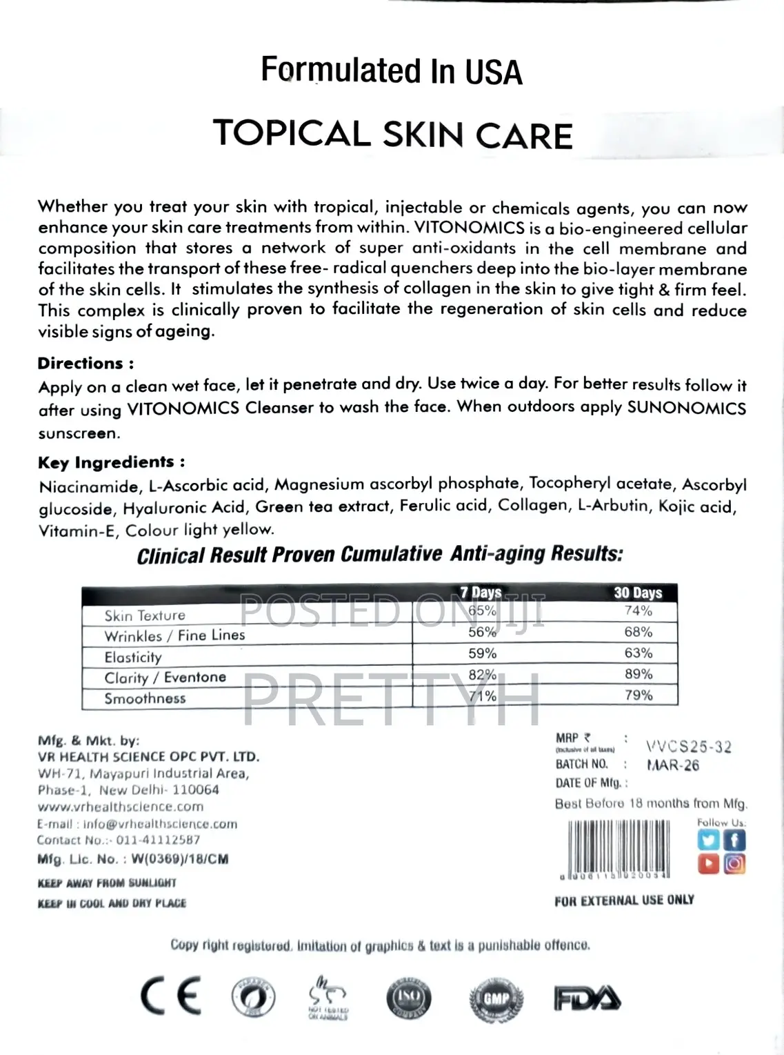Vitamin C 25% Serum