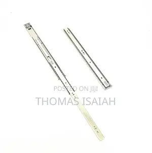 1 Pair 20 Inch 500mm Push to Open Drawer Rails With 3 Folds