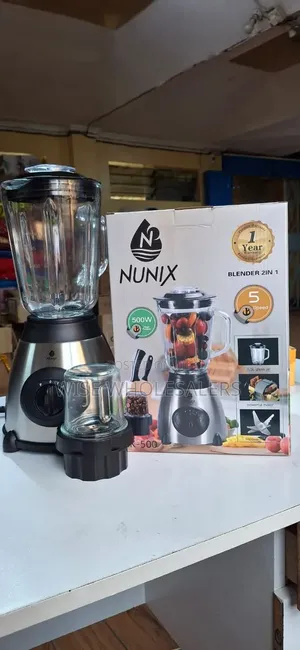 Nunix AK-500 2-in-1 Electric Blender – Multipurpose Kitchen Blender