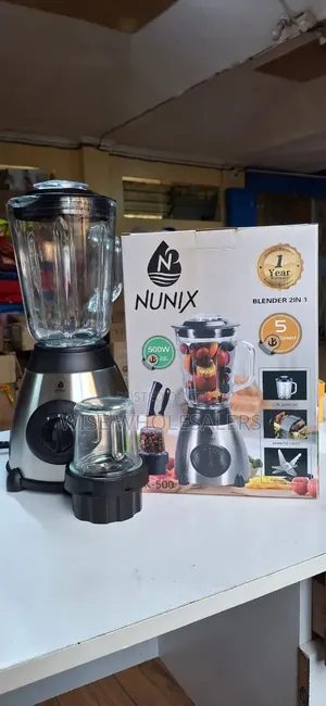 Nunix AK-500 2-in-1 Electric Blender – Multipurpose Kitchen Blender