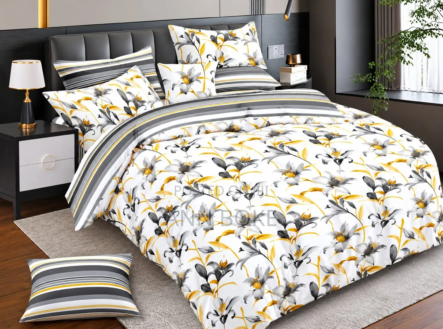 Duvetcover, One Bedsheet and Four Pillowcases Size 6*7
