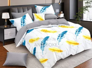 Duvetcover, One Bedsheet and Four Pillowcases Size 6*7