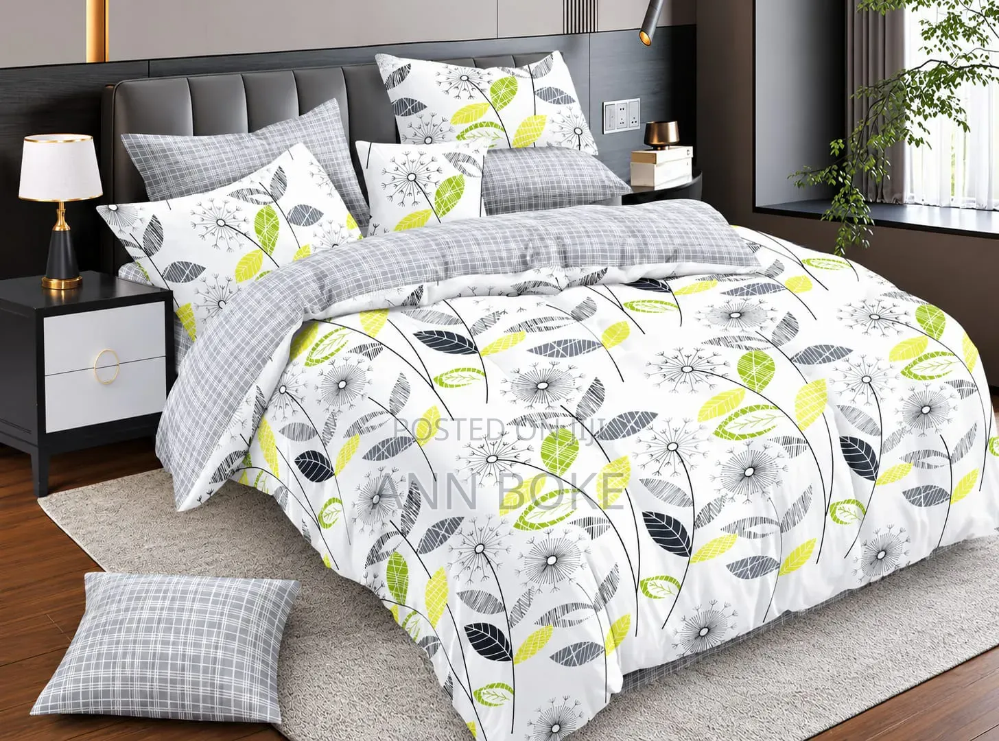 Duvetcover, One Bedsheet and Four Pillowcases Size 6*7