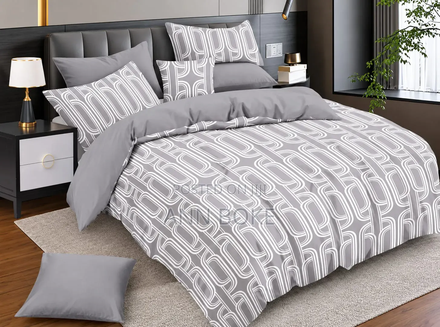 Duvetcover, One Bedsheet and Four Pillowcases Size 6*7