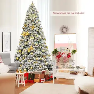 High Count Snow Flocked Christmas Tree Size : 2.4 Meters (8ft)