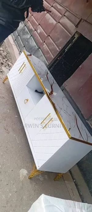 White Gold TV Stand
