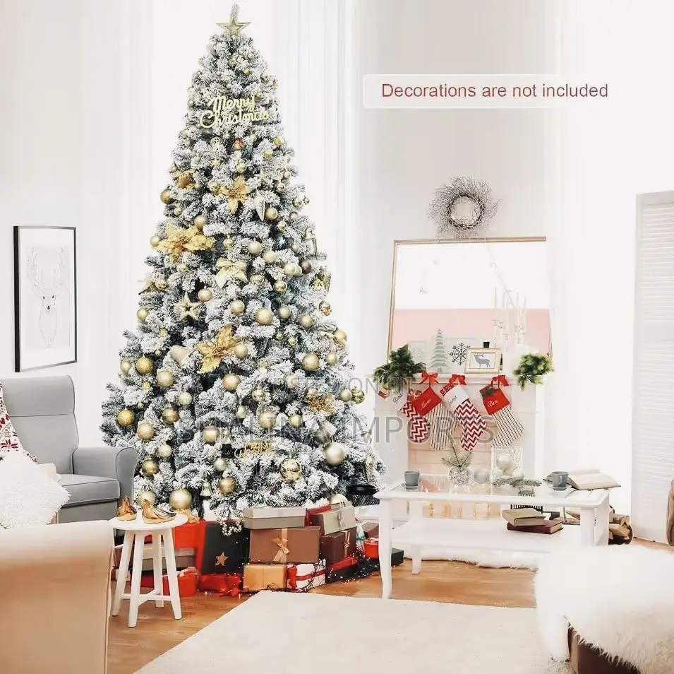High Count Snow Flocked Christmas Tree Size :2.1 Meters (7ft)