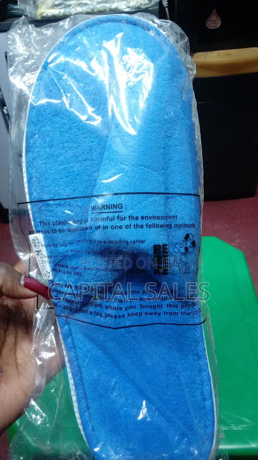 Open Toe Slippers /Hotel Slippers
