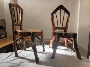 Rustic Handcrafted Wooden Dining Chair