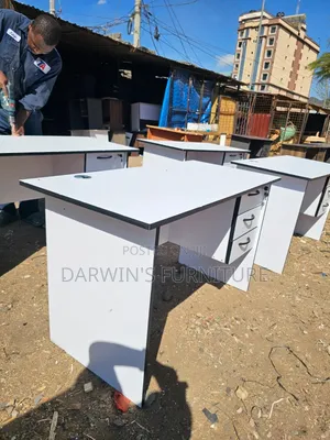 White Table and Black Stripes
