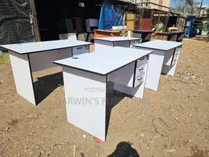 White Table and Black Stripes