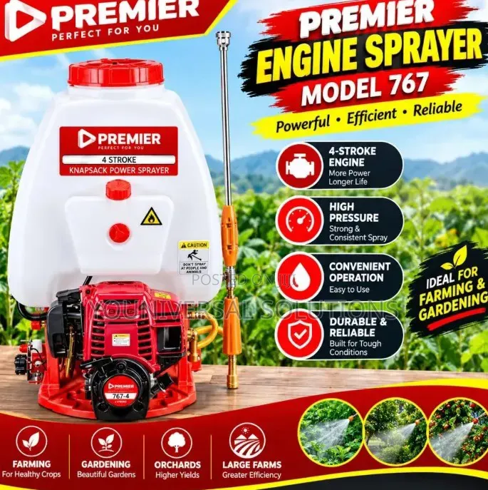 PREMIER ENGINE SPRAYER 767 – 25L | Powerful 4-Stroke Performance