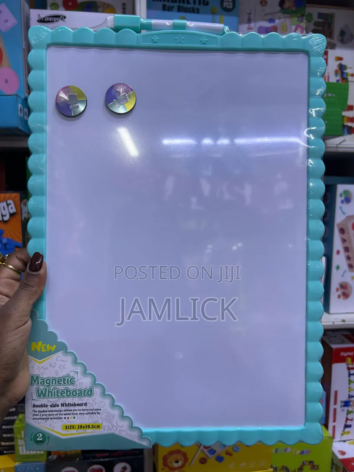 Double Sided Magnetic Whiteboard 28x39.5cm - Jy