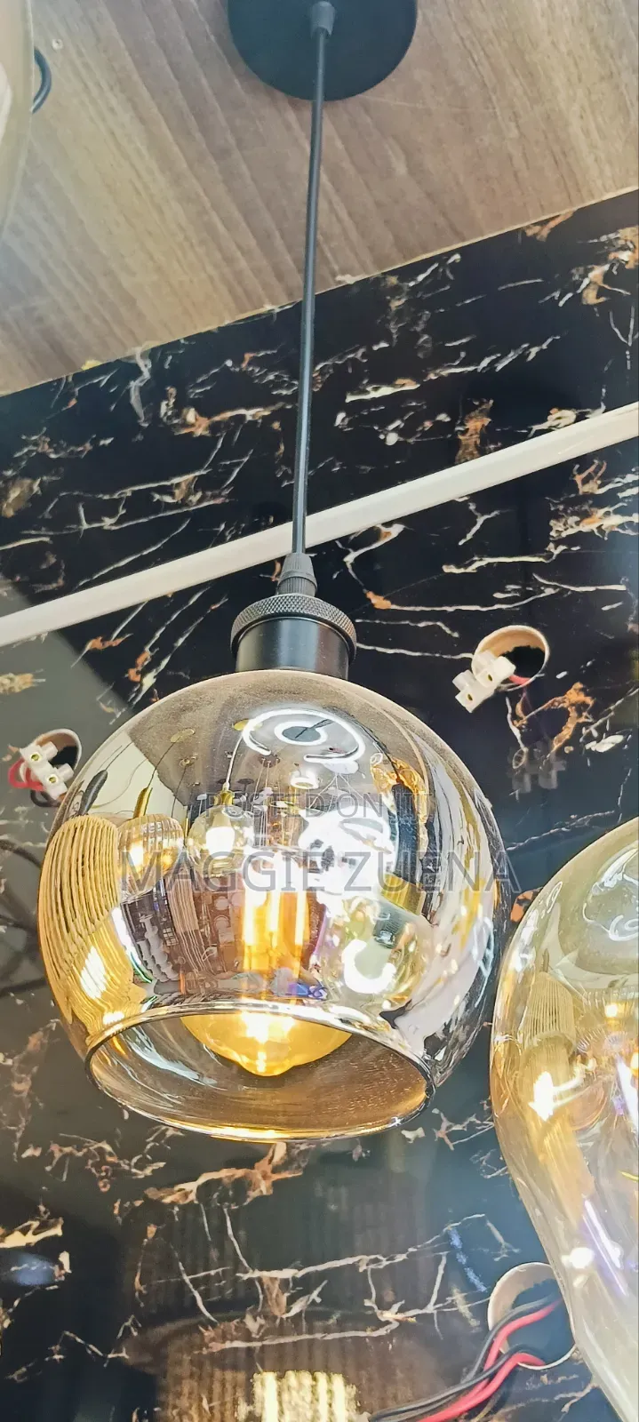 Glass Hanging Pendant Light