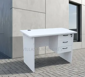 Clean White Studying Office Desk