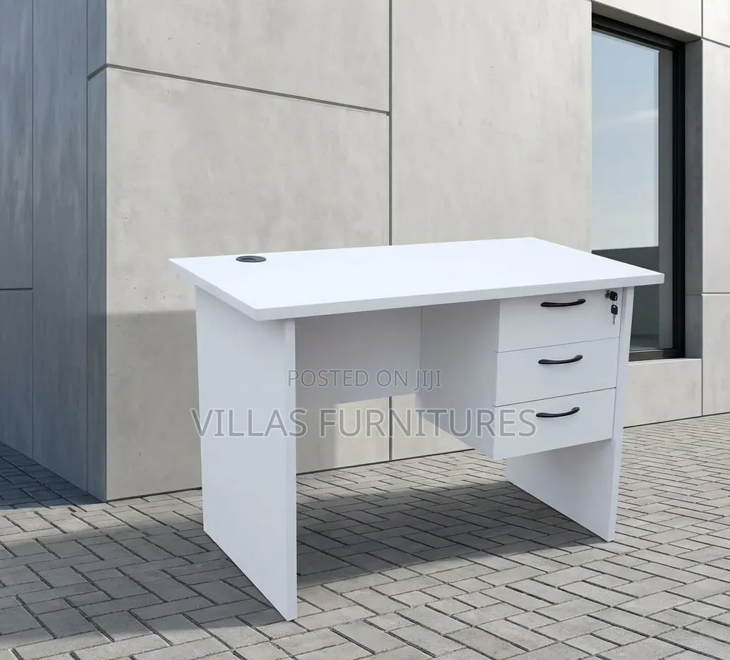 Clean White Studying Office Desk