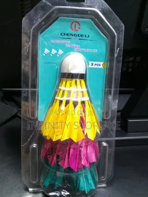 Feather Coloured Badminton Shuttlecock