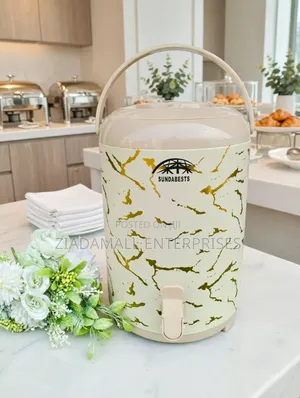 9.5Ltr Tea Urn - Marble Effect Food Flask - New